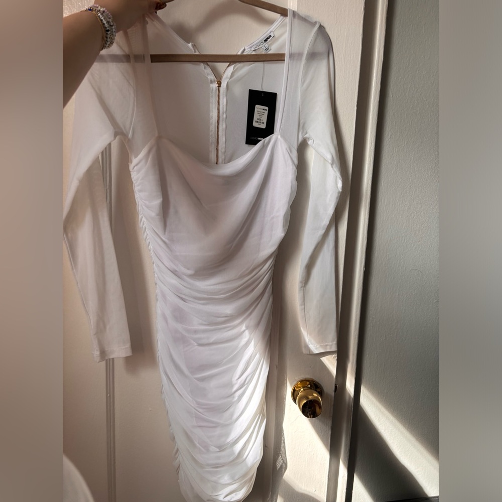 White Fashion Nova Mini Dress